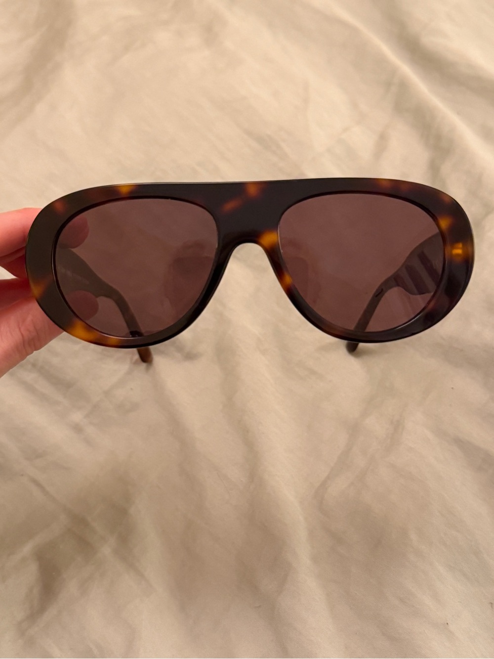 Massimo Dutti Tortoiseshell Frame Brown Lens Women's Sunglasses - Picture 5 of 9